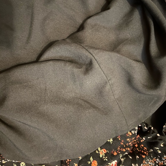 Forever 21 Bohemian Black and Orange Floral Dress - Picture 10 of 10